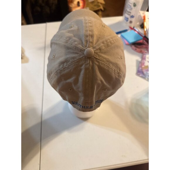 Southern Tide Khaki Baseball Cap With Fish Logo Embroidery Adjustable Strapback - Picture 4 of 4